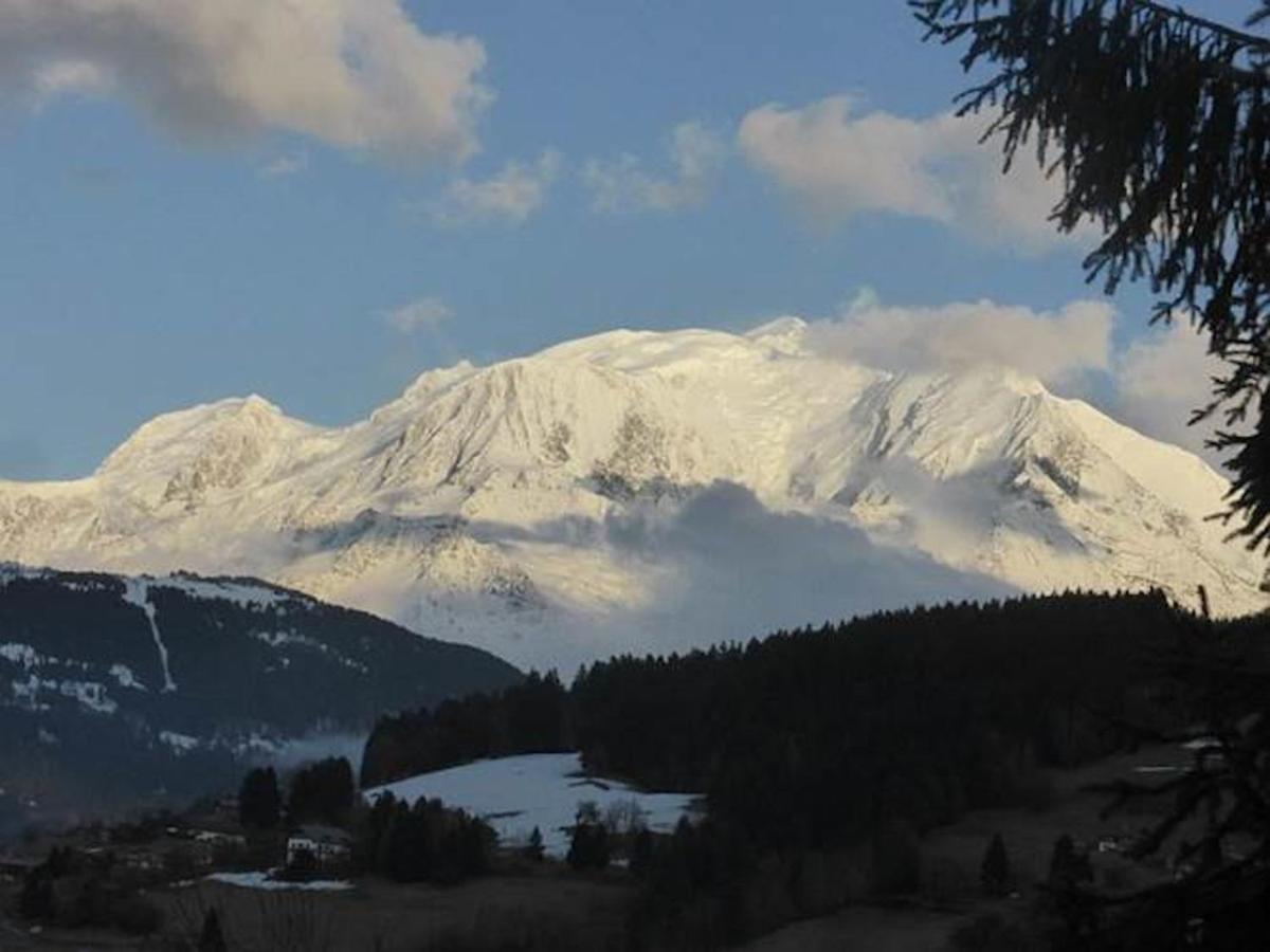 Chalet Combloux, Charme Et Confort Face Au Mont Blanc, Du Samedi Au Samedi المظهر الخارجي الصورة